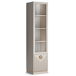 Шкаф-витрина с полками и стеклянной дверкой Satin Furniture варинант исполнения - 1 | Loft Concept в Ростове-на-Дону