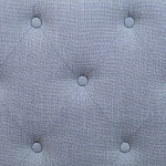 Изголовье кровати серое с мягкой обивкой из рогожки Emma Headboard варинант исполнения - 3 | Loft Concept в Ростове-на-Дону