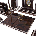 Настольный письменный набор из природного камня обсидиана Team leader варинант исполнения - 2 | Loft Concept в Ростове-на-Дону