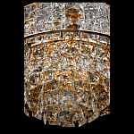 Люстра хрустальная в неоклассическом стиле на золотистом каркасе Majesty варинант исполнения - 4 | Loft Concept в Ростове-на-Дону