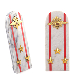 Сувенир Погон МВД из натурального камня мрамор Souvenir Epaulets варинант исполнения - 7 | Loft Concept в Ростове-на-Дону