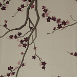 Обои ручная роспись Cherry Tree Special Colourway on Icefield dyed silk варинант исполнения - 1 | Loft Concept в Ростове-на-Дону