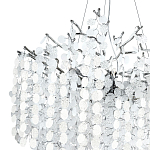 Люстра с круглыми хрустальными подвесками Fairytree Chrome Crystal Branches Chandelier 10 варинант исполнения - 3 | Loft Concept в Ростове-на-Дону