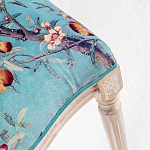 Стул из массива бука с изображением птиц и цветов Turquoise Beige Chinoiserie Garden Chair варинант исполнения - 4 | Loft Concept в Ростове-на-Дону