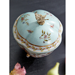 Шкатулка голубого цвета с цветочными орнаментами Blue Garden варинант исполнения - 4 | Loft Concept в Ростове-на-Дону