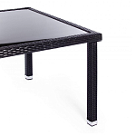 Обеденный комплект из искуственного ротанга Vintara черный варинант исполнения - 10 | Loft Concept в Ростове-на-Дону