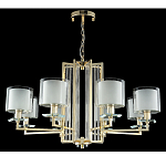 Люстра с 8-ю цилиндрическими плафонами из стекла Laurent варинант исполнения - 3 | Loft Concept в Ростове-на-Дону