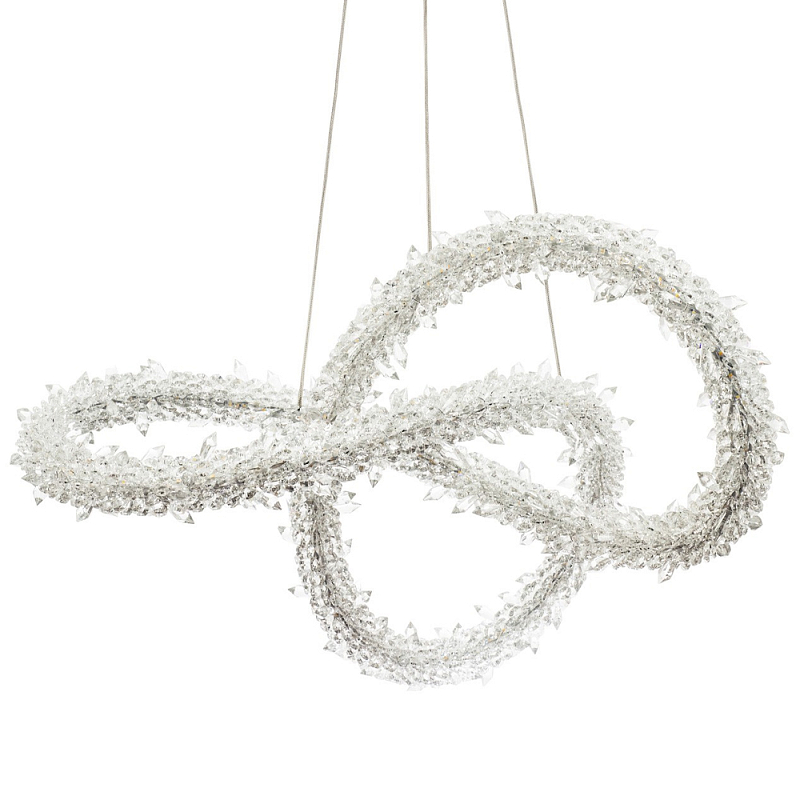      Gilbertine Crystal Curly Ring Chandelier    -- | Loft Concept 