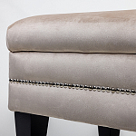 Мягкая банкетка с зоной для хранения Casket Beige варинант исполнения - 3 | Loft Concept в Ростове-на-Дону