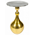 Кофейный столик с мраморной столешницей Sleeve Arabia варинант исполнения - 1 | Loft Concept в Ростове-на-Дону