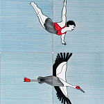 Плитка с узором Аист варинант исполнения - 3 | Loft Concept в Ростове-на-Дону