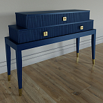 Премиальная Консоль с тремя ящиками Elsa Dreams Blue варинант исполнения - 1 | Loft Concept в Ростове-на-Дону