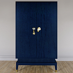 Платяной шкаф Elsa Dreams Blue с 2-мя фасадами варинант исполнения - 5 | Loft Concept в Ростове-на-Дону