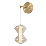 Бра светодиодное с стеклянным волнообразным плафоном Amphora of Light варинант исполнения - 3 | Loft Concept в Ростове-на-Дону