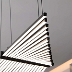 Люстра в виде распахнутых крыльев из тонких металлических планок Flight of Freedom варинант исполнения - 10 | Loft Concept в Ростове-на-Дону