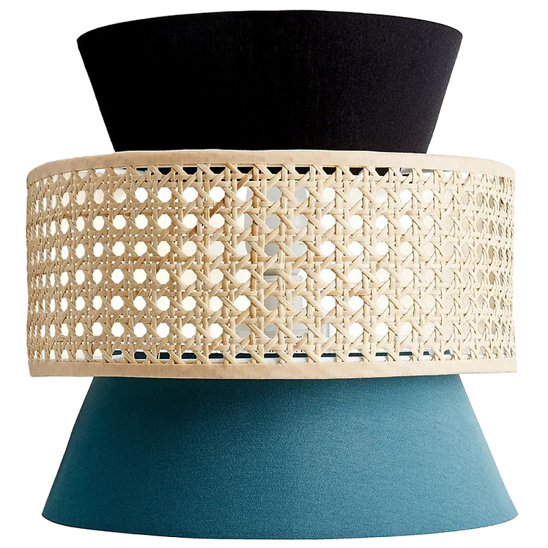       Bonnie Wicker Blue Wall Lamp      -- | Loft Concept 