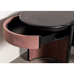 Дизайнерский письменный стол овальной формы с 2-мя выдвижными ящиками по бокам Parsec варинант исполнения - 4 | Loft Concept в Ростове-на-Дону