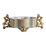 Чаша с орнаментом на бронзовых ножках в виде львов Eden Garden варинант исполнения - 3 | Loft Concept в Ростове-на-Дону