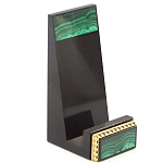 Подставка для телефона из натурального камня малахит Stone Stand варинант исполнения - 1 | Loft Concept в Ростове-на-Дону