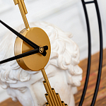 Часы настенные круглые из металла Mirror Tower Clock варинант исполнения - 2 | Loft Concept в Ростове-на-Дону