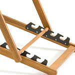 Шезлонг из акации и ткани Argentina варинант исполнения - 9 | Loft Concept в Ростове-на-Дону