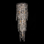 Бра с каскадом из прозрачного хрусталя и корпусом из металла цвета хром Constant Sparks варинант исполнения - 8 | Loft Concept в Ростове-на-Дону