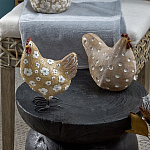 Статуэтка курица с текстурной поверхностью бежевого цвета Rustic Chicken варинант исполнения - 4 | Loft Concept в Ростове-на-Дону