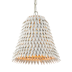 Подвесной светильник белый металлический в форме колокола White Natural Lines варинант исполнения - 2 | Loft Concept в Ростове-на-Дону