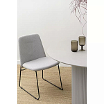 Стул мягкий светло-серый Chair Gray Runners варинант исполнения - 9 | Loft Concept в Ростове-на-Дону