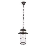 Уличный подвесной светильник с цилиндрическим плафоном на цепи Elysian Lanterns варинант исполнения - 1 | Loft Concept в Ростове-на-Дону