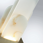 Настольная лампа с белыми вертикальными элементами Alabaster Totem   варинант исполнения - 7 | Loft Concept в Ростове-на-Дону