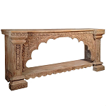 Большая Этническая Консоль с резным орнаментом  варинант исполнения - 1 | Loft Concept в Ростове-на-Дону