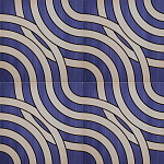 Дизайнерская плитка с узором Круги  варинант исполнения - 1 | Loft Concept в Ростове-на-Дону