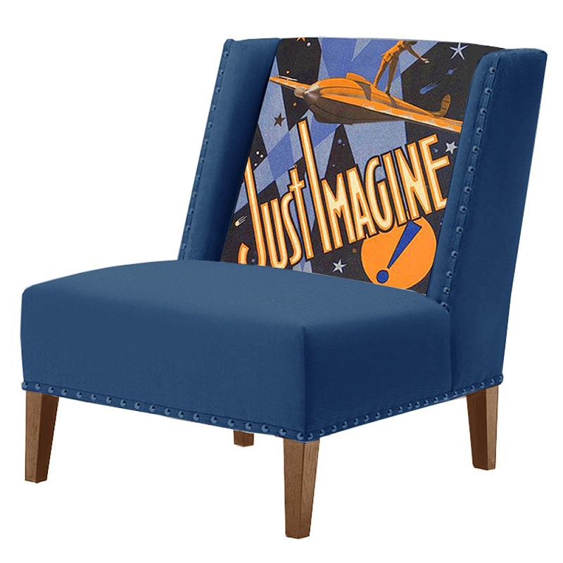 FUN Armchair Just Imagine Dark blue      -̆  -- | Loft Concept 