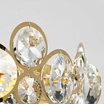 Люстра подвесная из золотых колец 57 см Golden Circles варинант исполнения - 7 | Loft Concept в Ростове-на-Дону