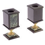 Настольный письменный набор из нефрита на ножках Executive Recruitment варинант исполнения - 3 | Loft Concept в Ростове-на-Дону