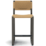 Дизайнерский стул с каркасом из металла с плетеными сиденьем и спинкой GREEN POINT Chair варинант исполнения - 16 | Loft Concept в Ростове-на-Дону