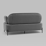 Диван в велюровой обивке серого цвета COLOR BLOCK варинант исполнения - 4 | Loft Concept в Ростове-на-Дону