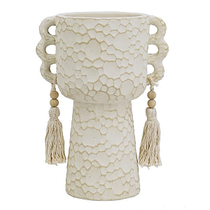 Ваза декоративная с кисточками Ceramic Lamps