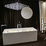 Люстра подвесная с тонкой металлической конструкцией цвета хром Quasar варинант исполнения - 8 | Loft Concept в Ростове-на-Дону