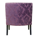 Полукресло с мягкой обивкой из жаккарда на 4-х ножках из массива березы Baroque Armchair violet варинант исполнения - 2 | Loft Concept в Ростове-на-Дону