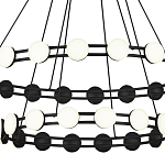 Люстра двухъярусная с круглыми светодиодными источниками света Maxine Light варинант исполнения - 5 | Loft Concept в Ростове-на-Дону