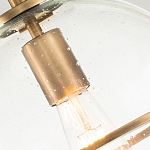 Потолочный светильник с прозрачным стеклянным шаром с эффектом пузырьков Hinkley варинант исполнения - 18 | Loft Concept в Ростове-на-Дону