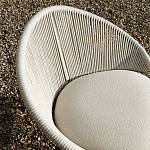 Дизайнерское уличное кресло с веревочной спинкой PETALO Armchair варинант исполнения - 4 | Loft Concept в Ростове-на-Дону