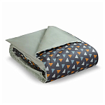 Постельное белье из сатина с принтом треугольники 150х200 см Triangular Dreams варинант исполнения - 1 | Loft Concept в Ростове-на-Дону