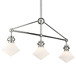 Люстра линейная с ромбовидными плафонами Pointed Diamond Shade варинант исполнения - 2 | Loft Concept в Ростове-на-Дону