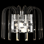 Бра цвета никель с изогнутыми хрустальными элементами Radiant Ribbons варинант исполнения - 1 | Loft Concept в Ростове-на-Дону