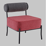 Кресло Ponpoun тёмно-серый бордо варинант исполнения - 1 | Loft Concept в Ростове-на-Дону