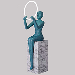 Торшер Statue In The Clouds Floor Lamp варинант исполнения - 2 | Loft Concept в Ростове-на-Дону