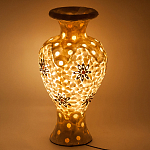 Настольная лампа из перламутра в виде вазы Indonesian Vase варинант исполнения - 2 | Loft Concept в Ростове-на-Дону